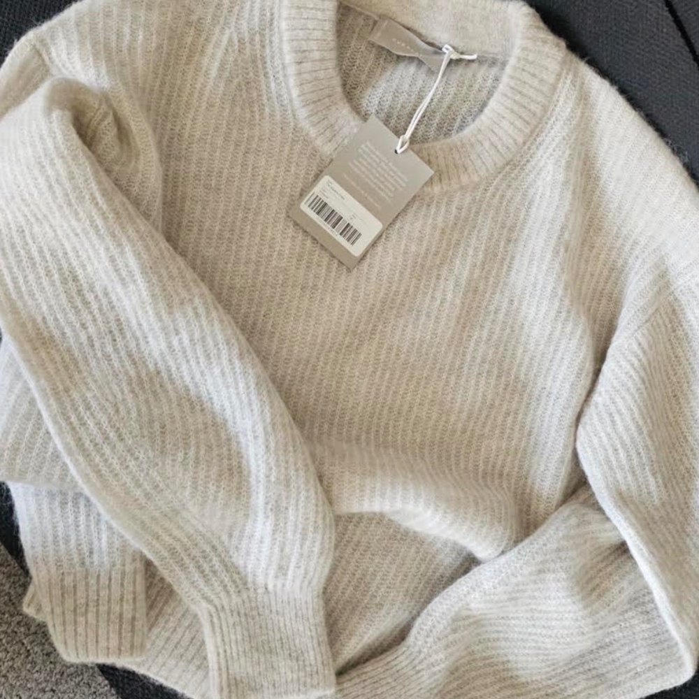 Everlane Cocoon Crew in Almond NWT